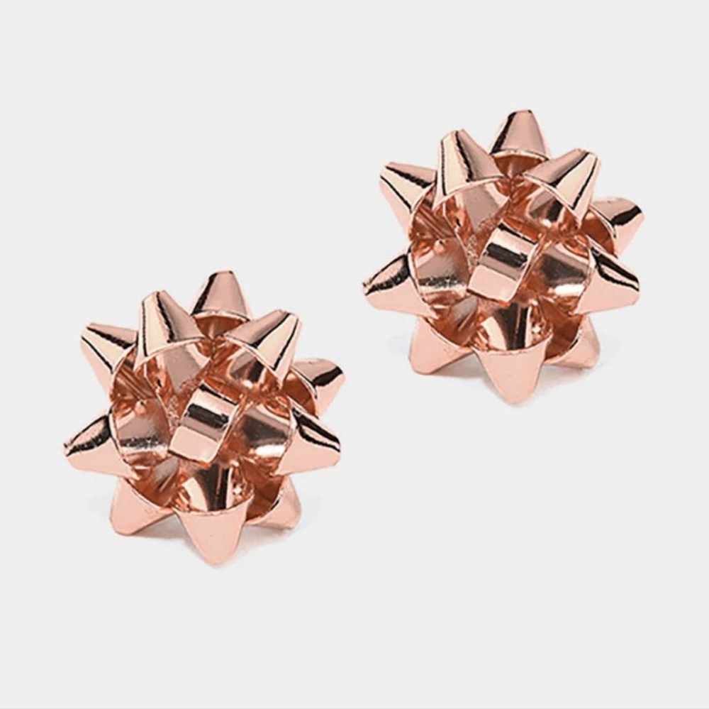 🎄 xmas bow earrings - Picture 2 of 6